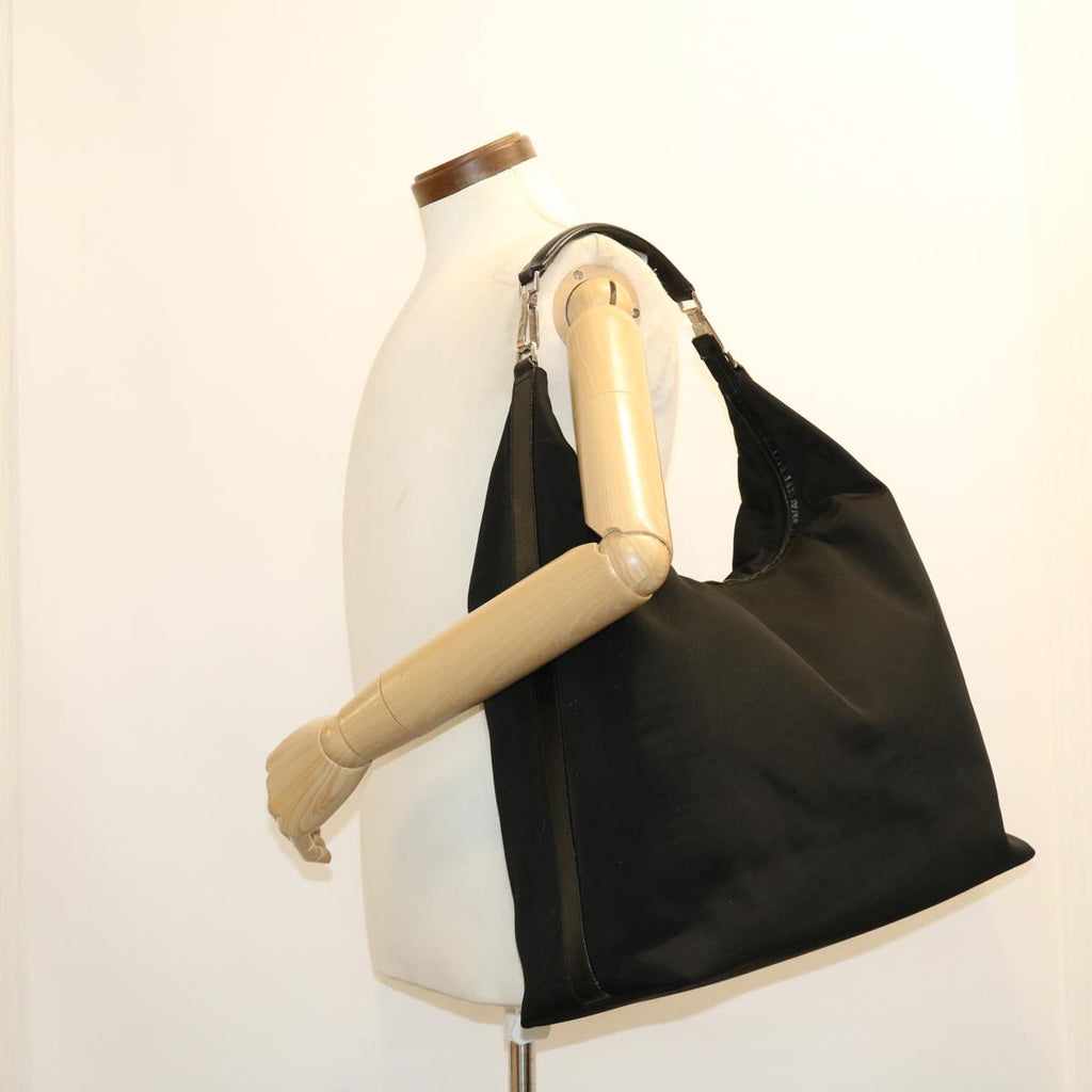 GUCCI Shoulder Bag Canvas Black ti1009
