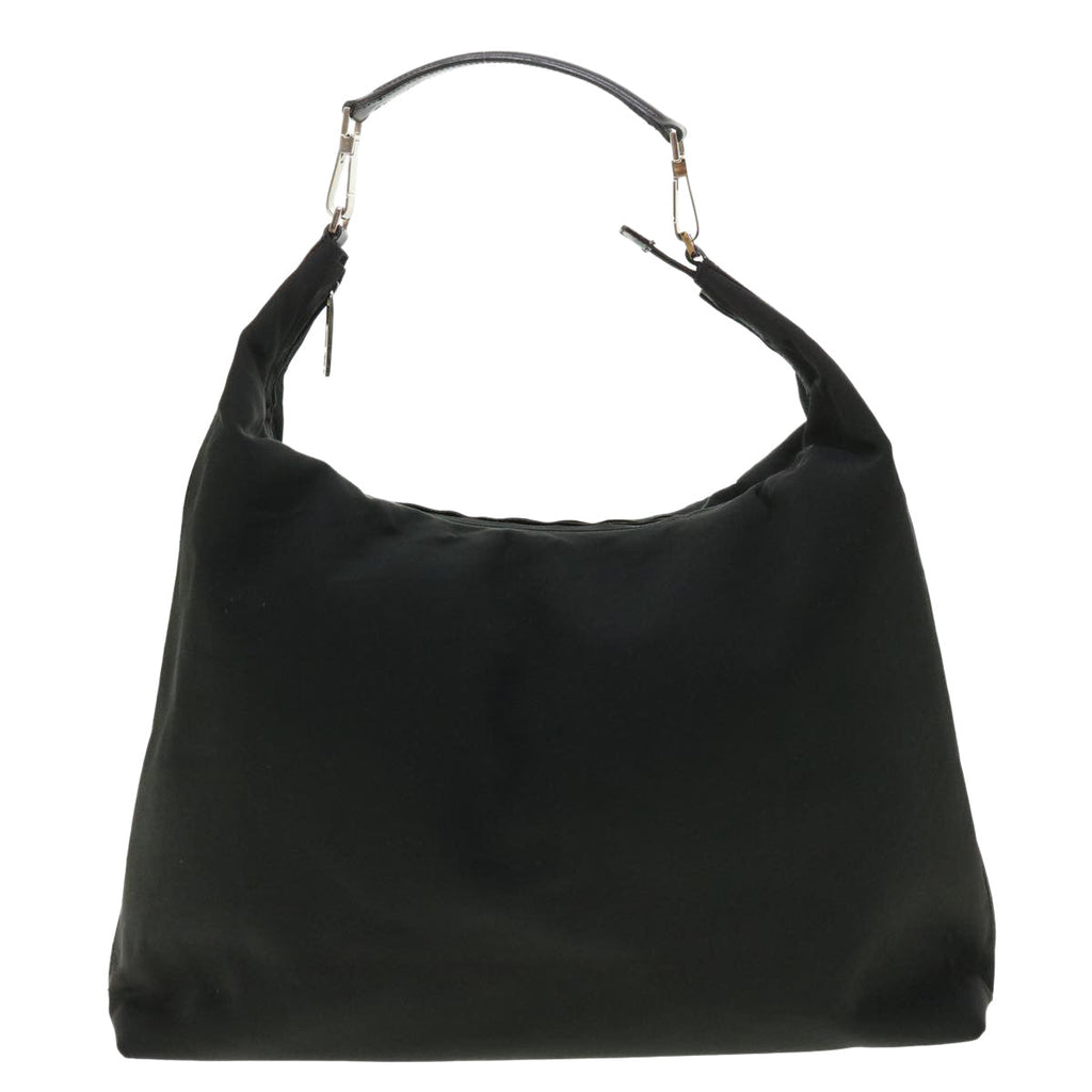 GUCCI Shoulder Bag Canvas Black ti1009
