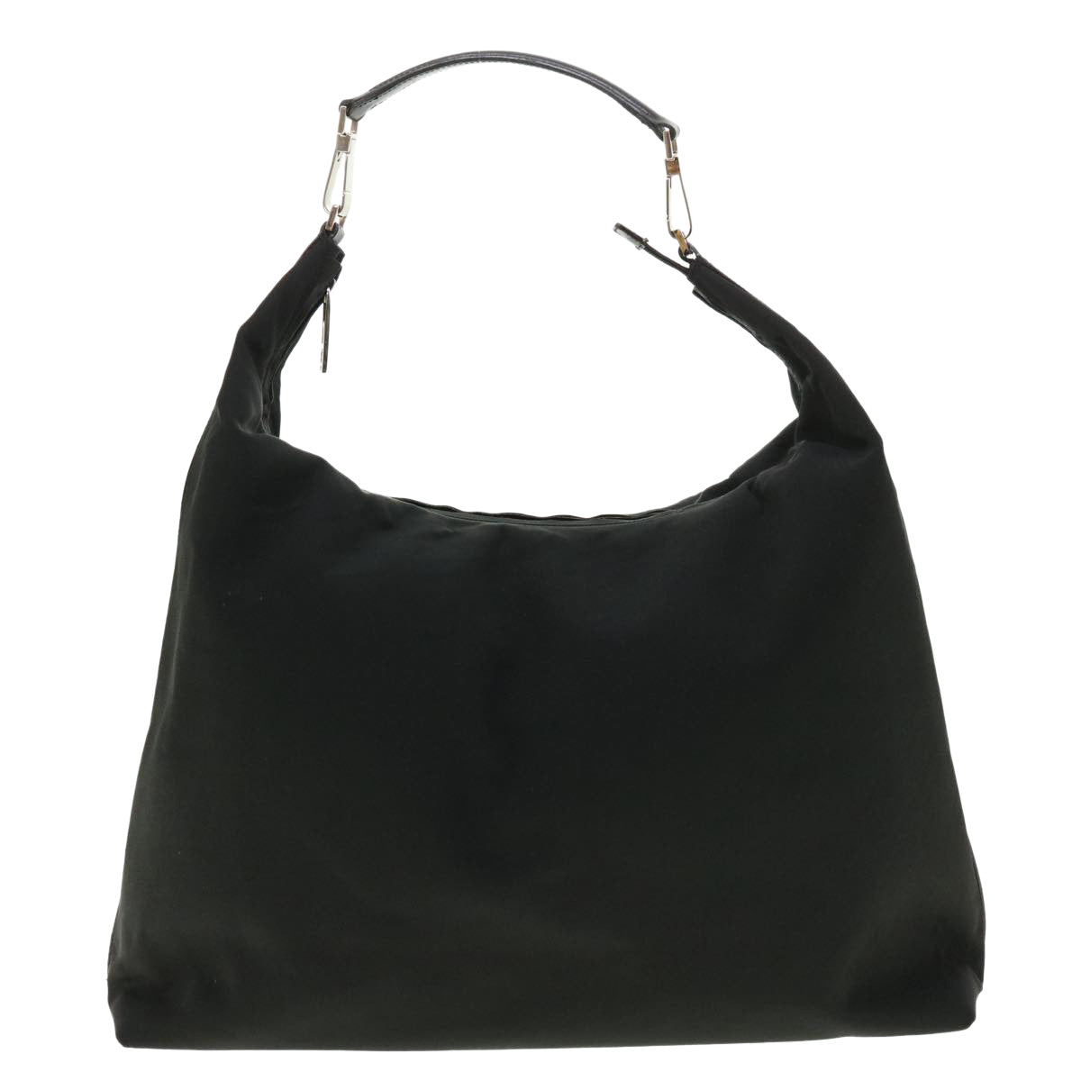 GUCCI Shoulder Bag Canvas Black ti1009