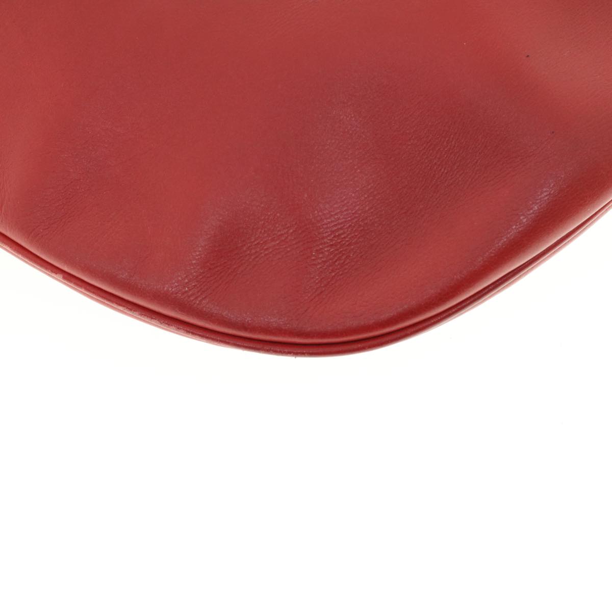 GUCCI Shoulder Bag Leather Red ti1010
