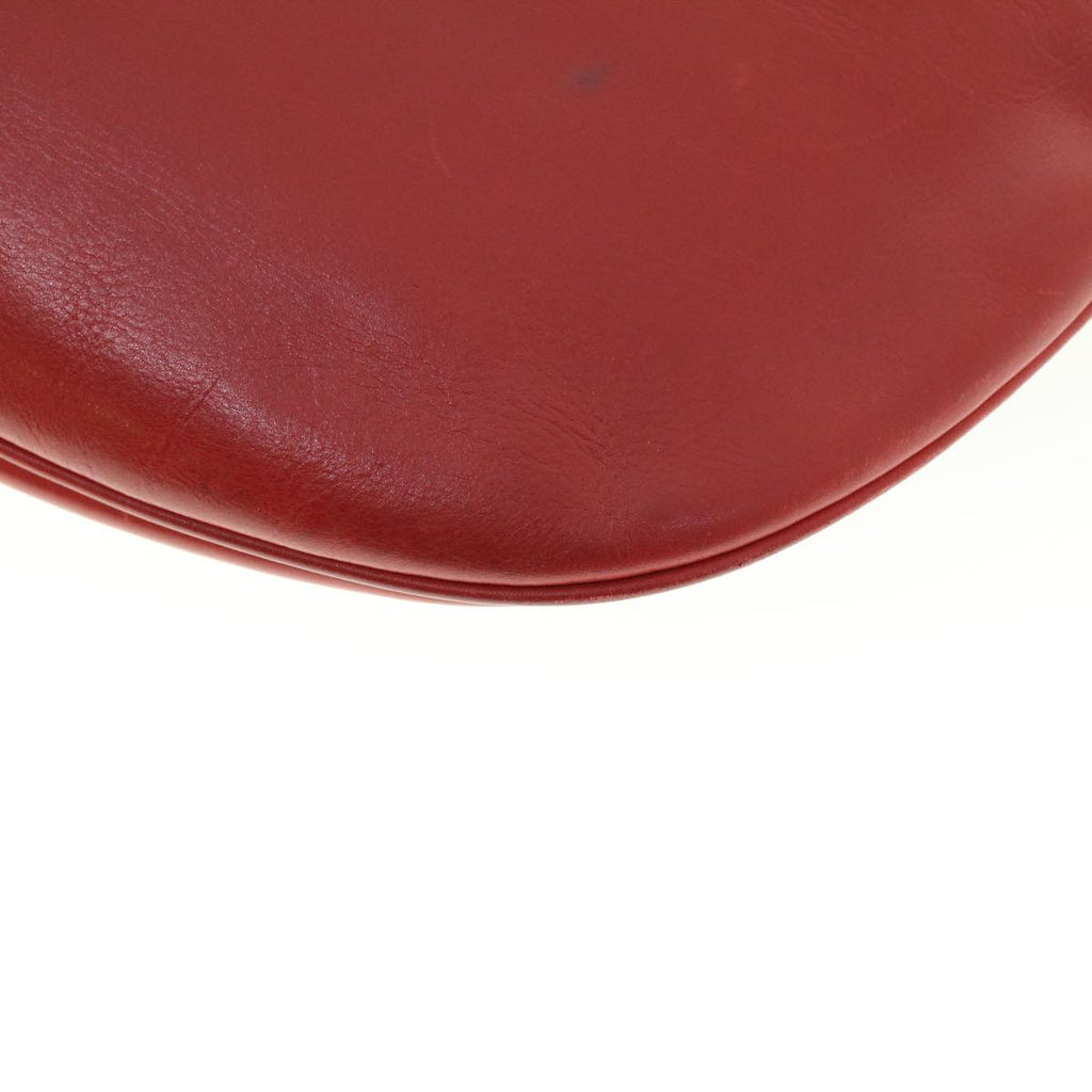 GUCCI Shoulder Bag Leather Red ti1010