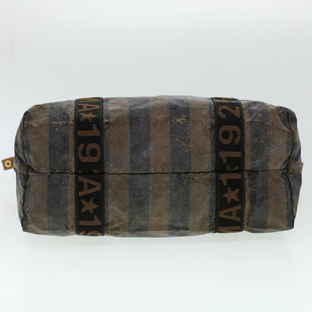 FENDI Pecan Canvas Pouch Shoulder Bag Coated Canvas 2Set Brown Black ti1034