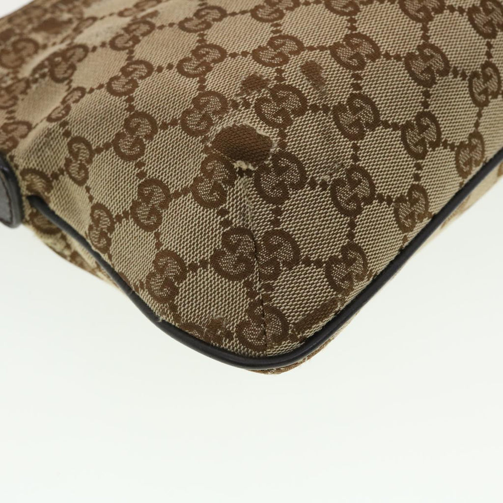 GUCCI GG Canvas Web Sherry Line Shoulder Bag Beige Green Red 189749 ti1038