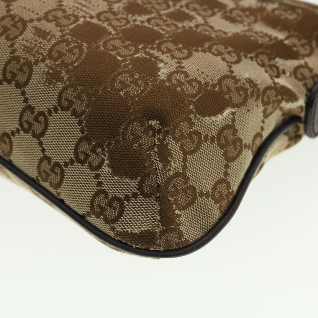 GUCCI GG Canvas Web Sherry Line Shoulder Bag Beige Green Red 189749 ti1038