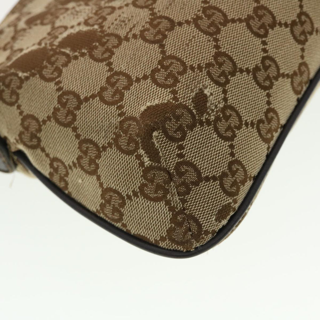 GUCCI GG Canvas Web Sherry Line Shoulder Bag Beige Green Red 189749 ti1038