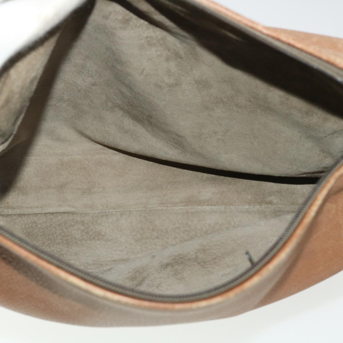 GUCCI Shoulder Bag Leather Brown ti1051