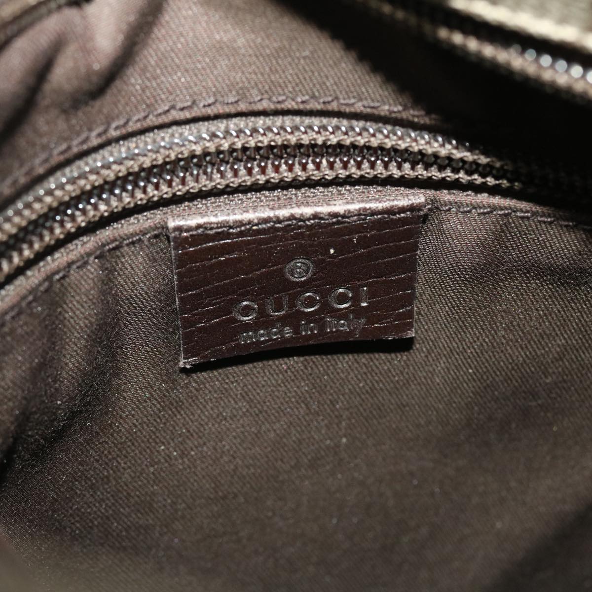 GUCCI GG Canvas Shoulder Bag PVC Leather Beige 141626 ti1052