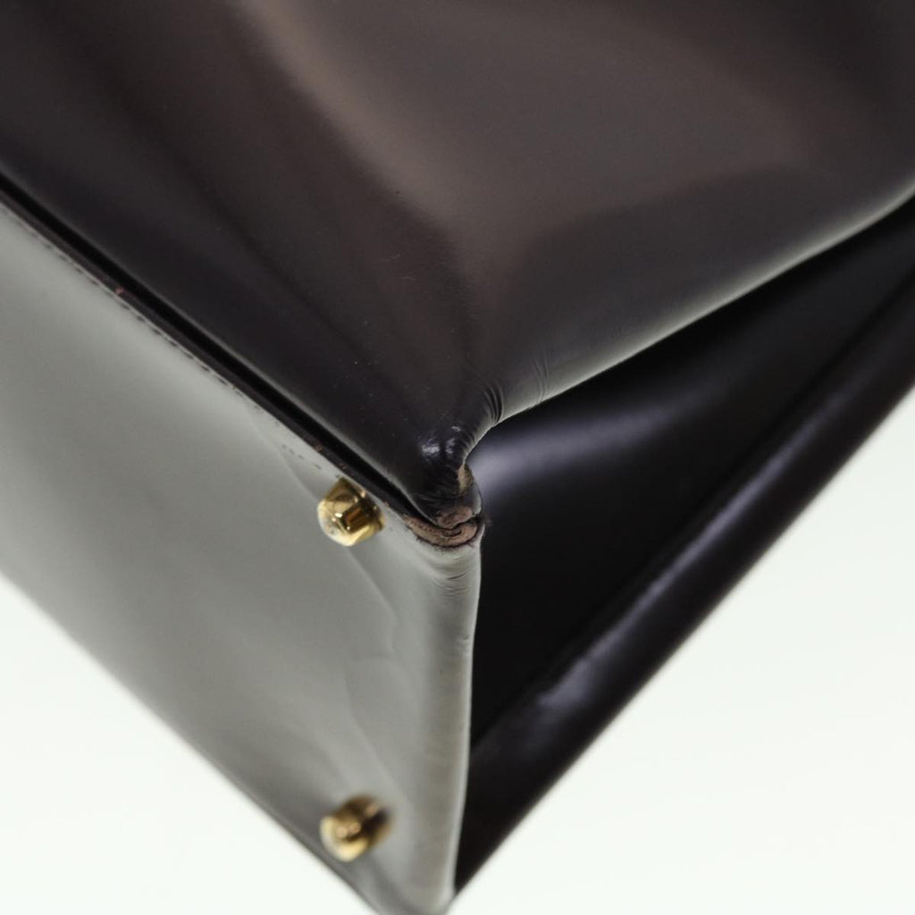 GUCCI Shoulder Bag Leather Purple ti1095
