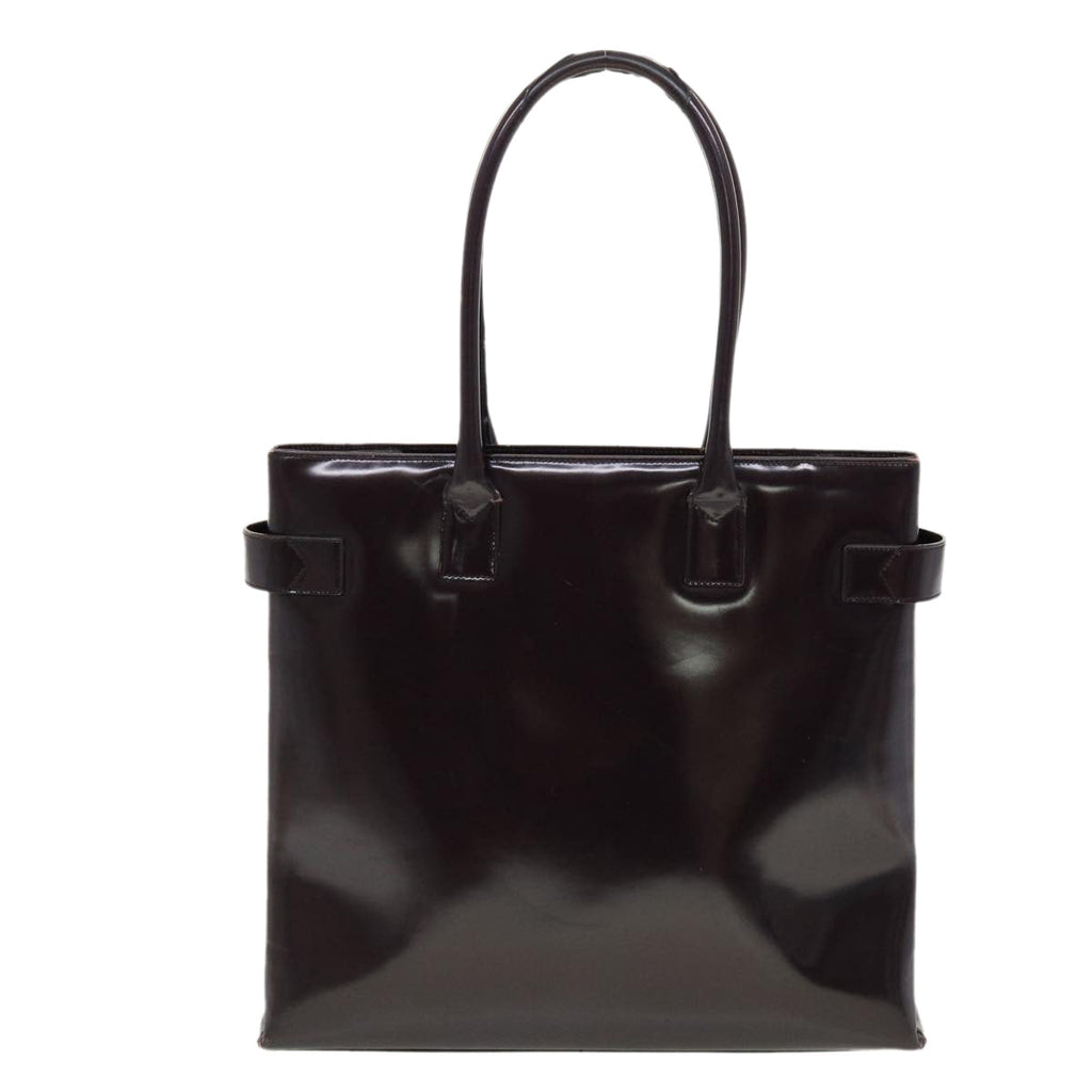 GUCCI Shoulder Bag Leather Purple ti1095