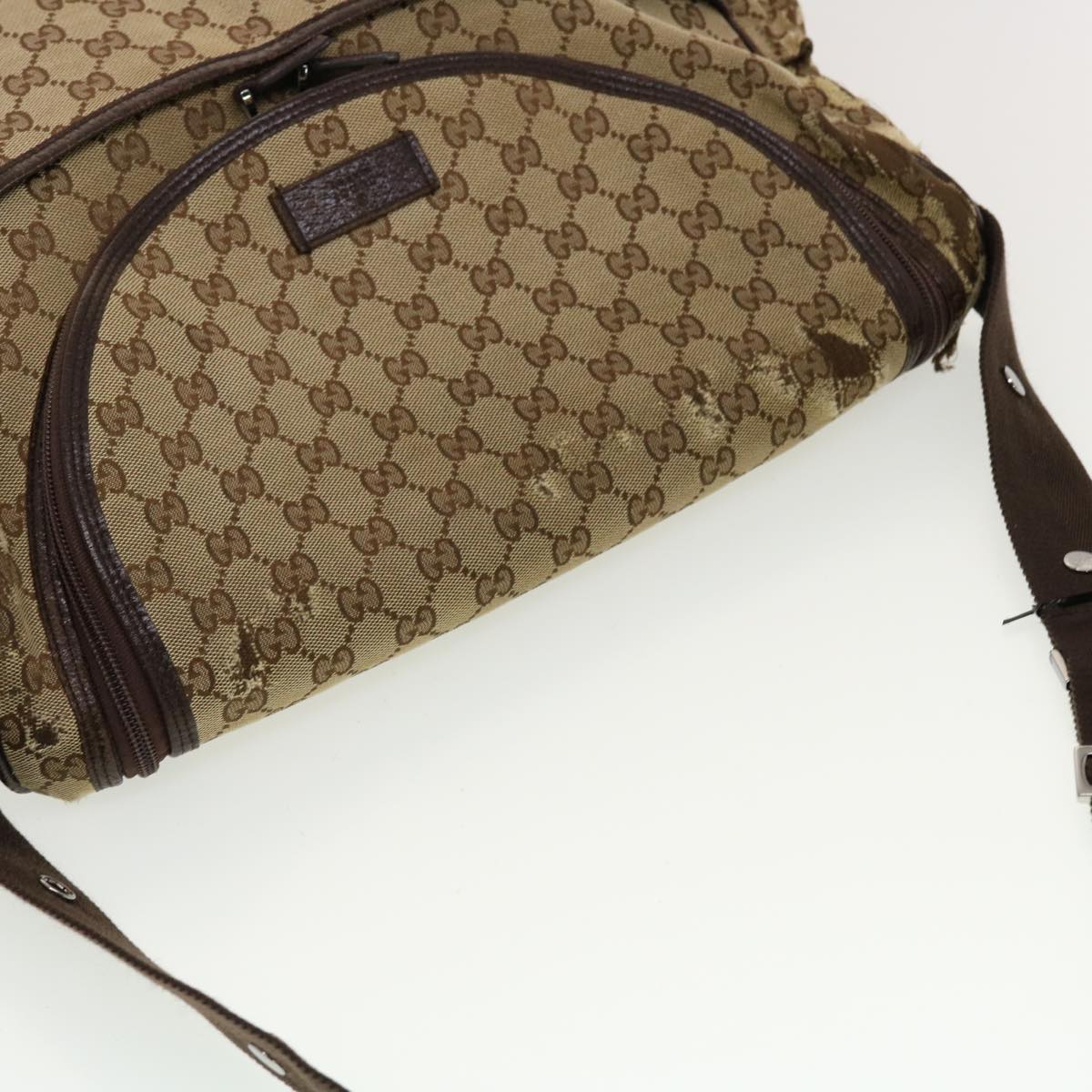 GUCCI GG Canvas Shoulder Bag 2Set Beige ti1120