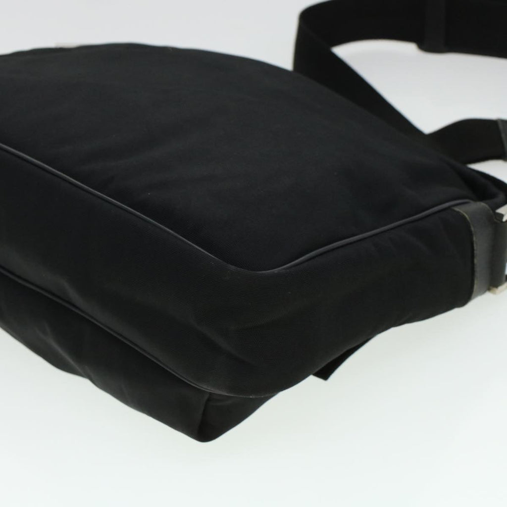 GUCCI Shoulder Bag Canvas Black 146298 ti1133