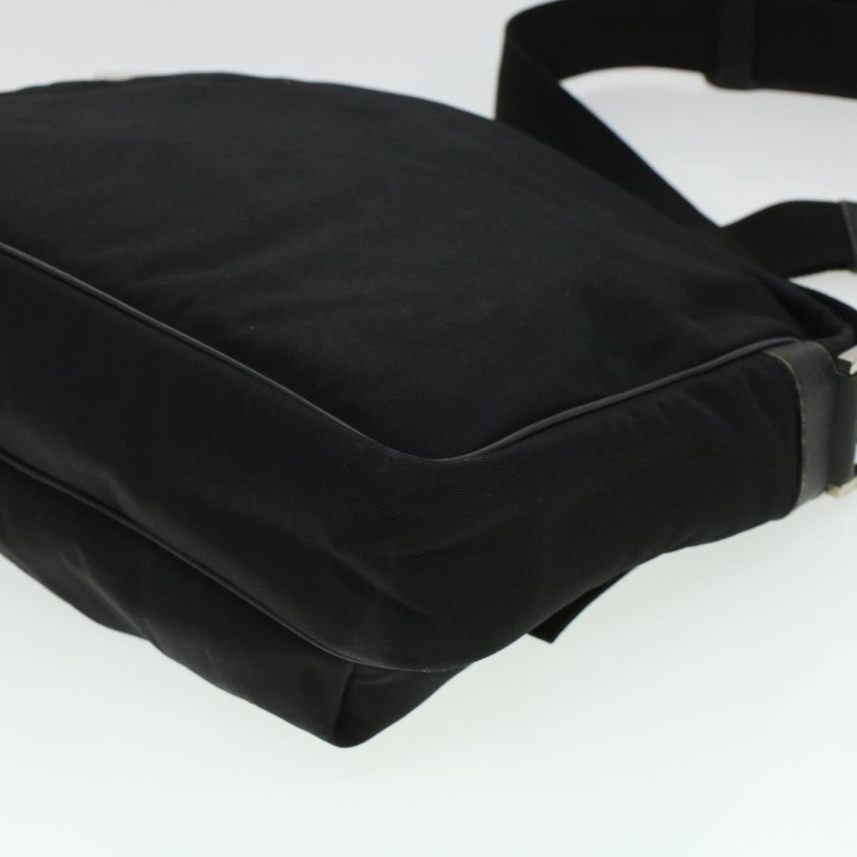GUCCI Shoulder Bag Canvas Black 146298 ti1133