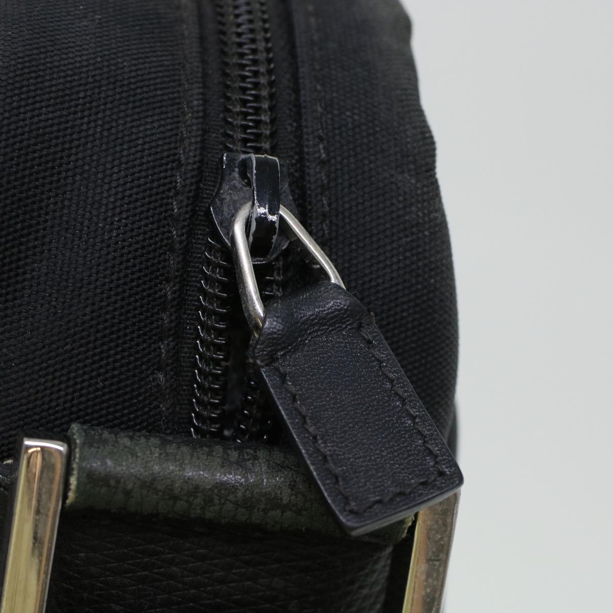 GUCCI Shoulder Bag Canvas Black 146298 ti1133