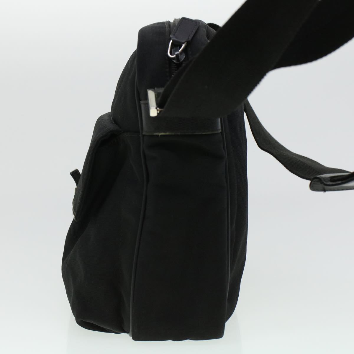 GUCCI Shoulder Bag Canvas Black 146298 ti1133
