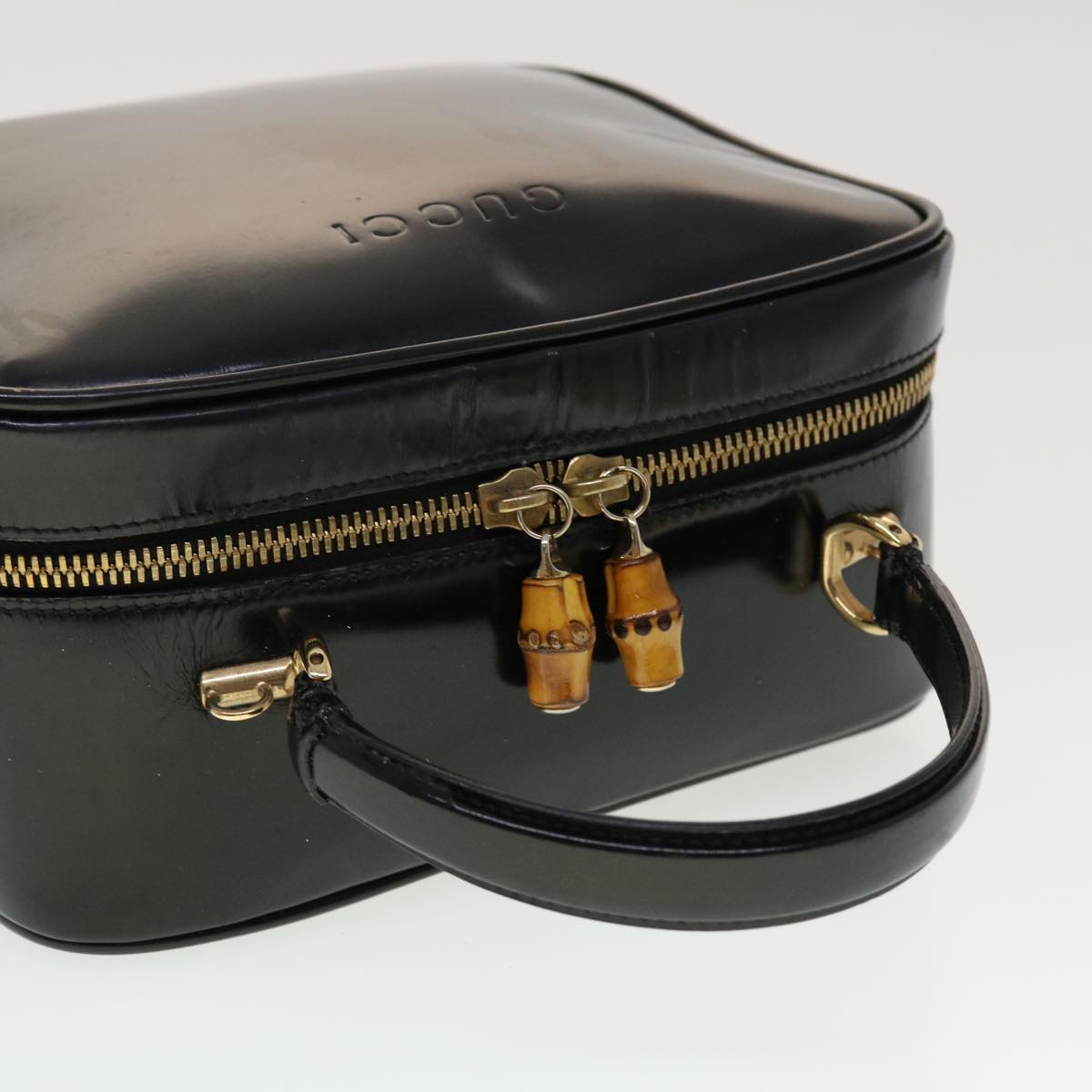 GUCCI Shoulder Bag Patent leather Black 000-3270-0323 ti1149