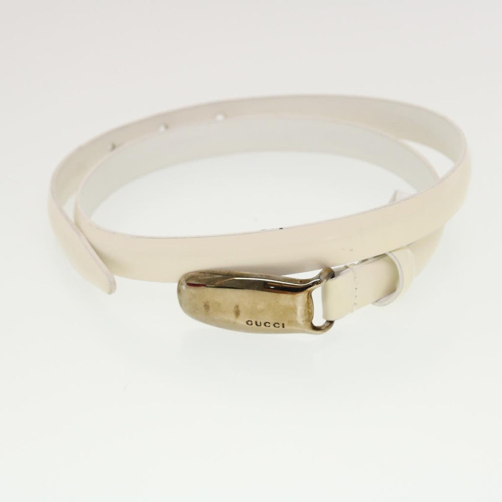 GUCCI GG Canvas Belt Leather 4Set Black Red white ti1159