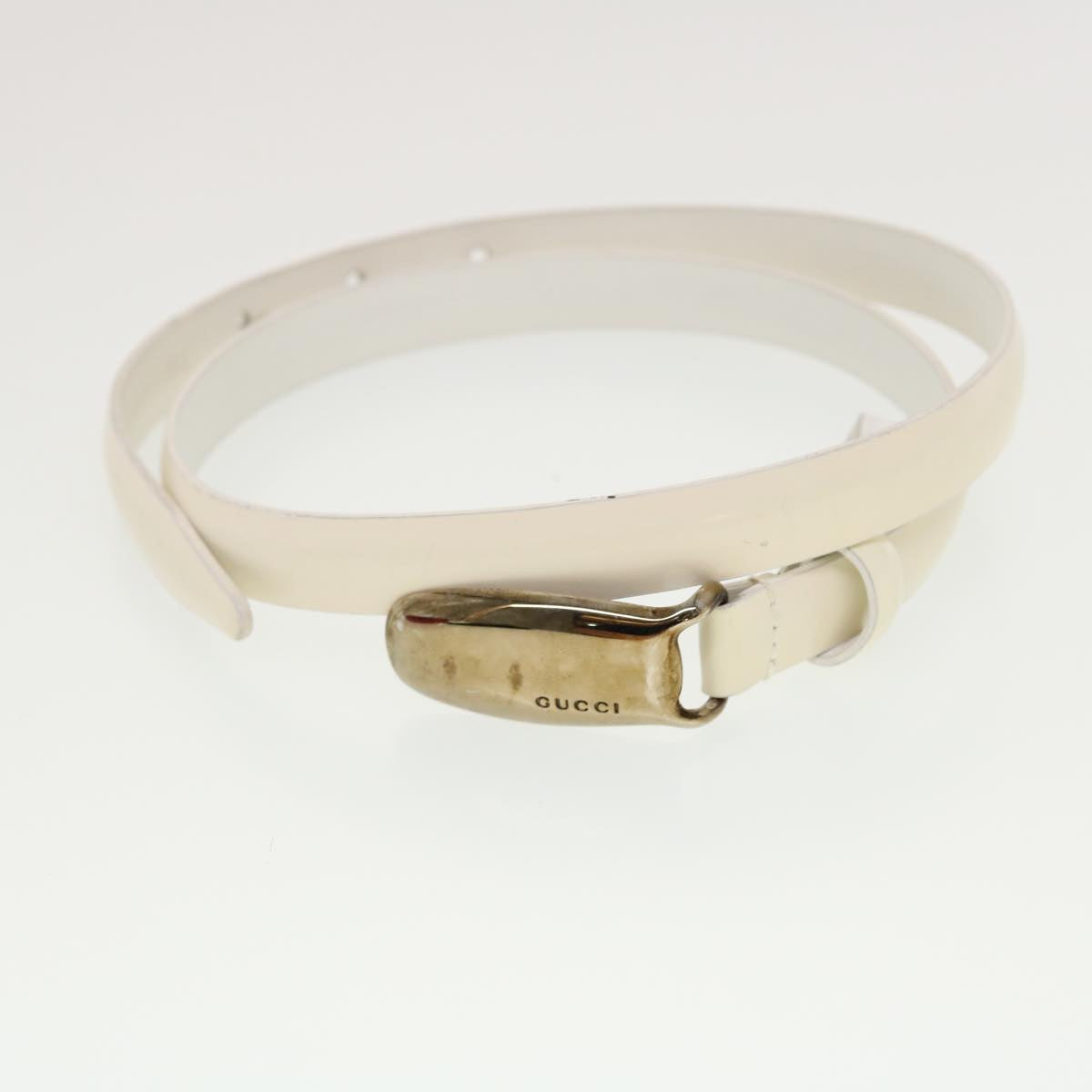 GUCCI GG Canvas Belt Leather 4Set Black Red white ti1159