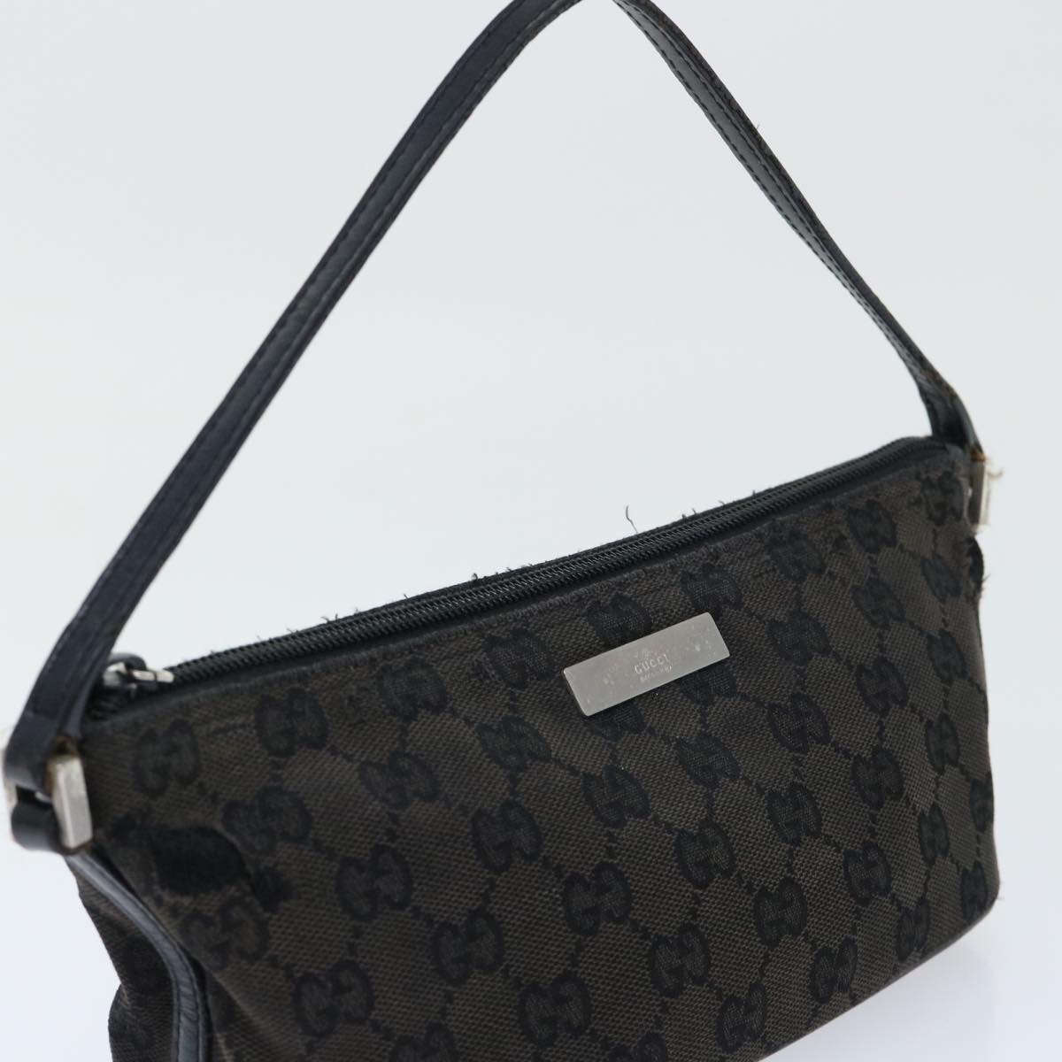 GUCCI GG Canvas Accessory Pouch 2Set Beige Black ti1192