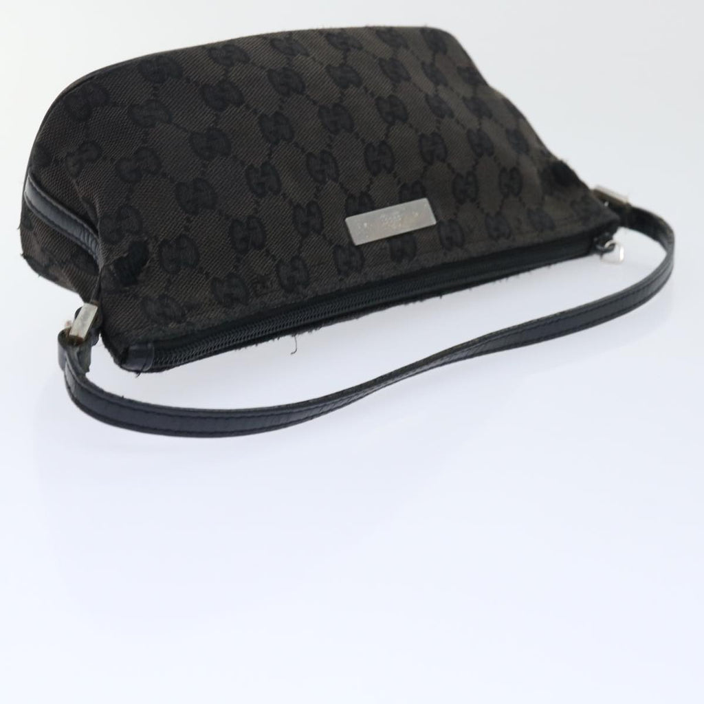 GUCCI GG Canvas Accessory Pouch 2Set Beige Black ti1192