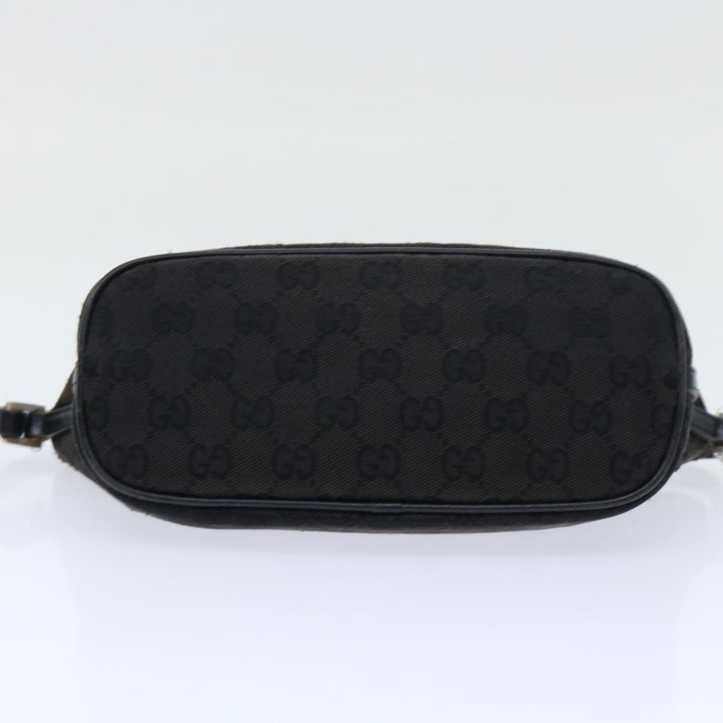 GUCCI GG Canvas Accessory Pouch 2Set Beige Black ti1192