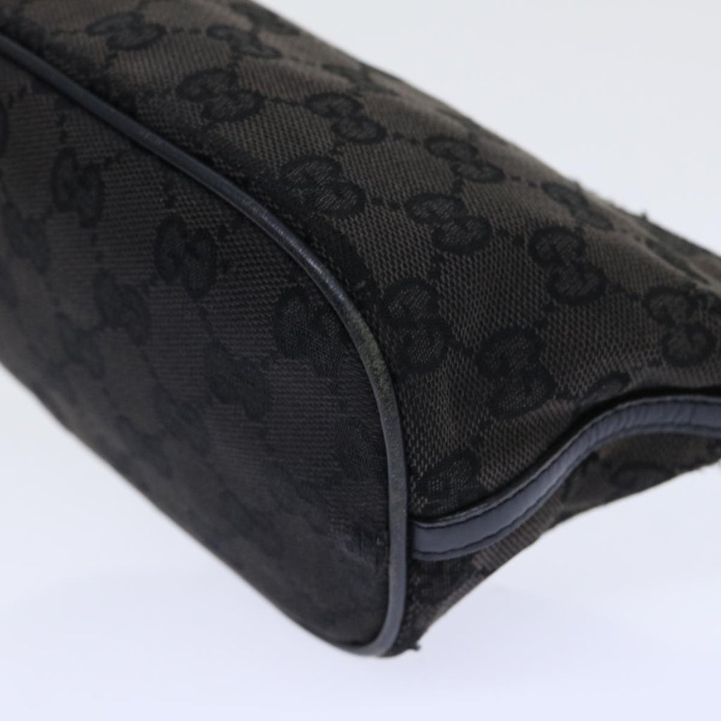 GUCCI GG Canvas Accessory Pouch 2Set Beige Black ti1192