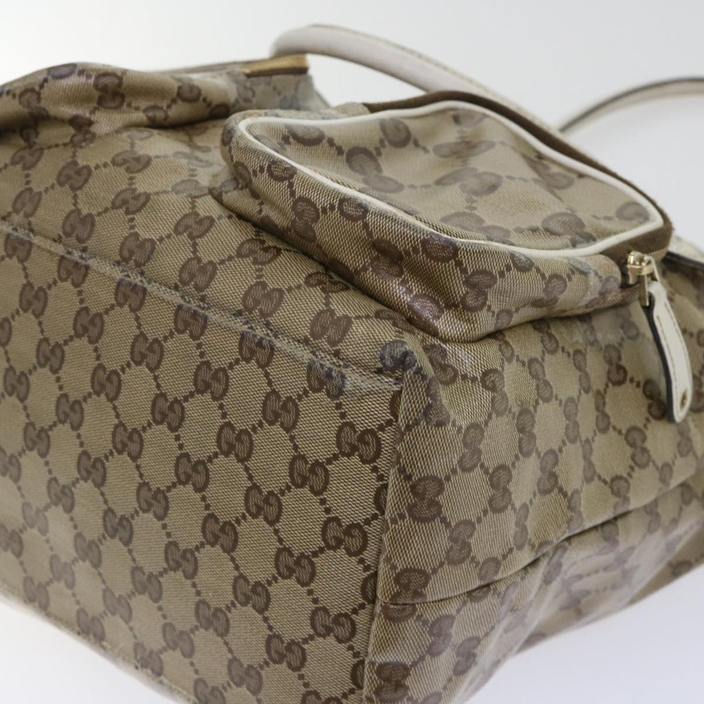 GUCCI GG Crystal Web Sherry Line Shoulder Bag Brown Red Green ti1254