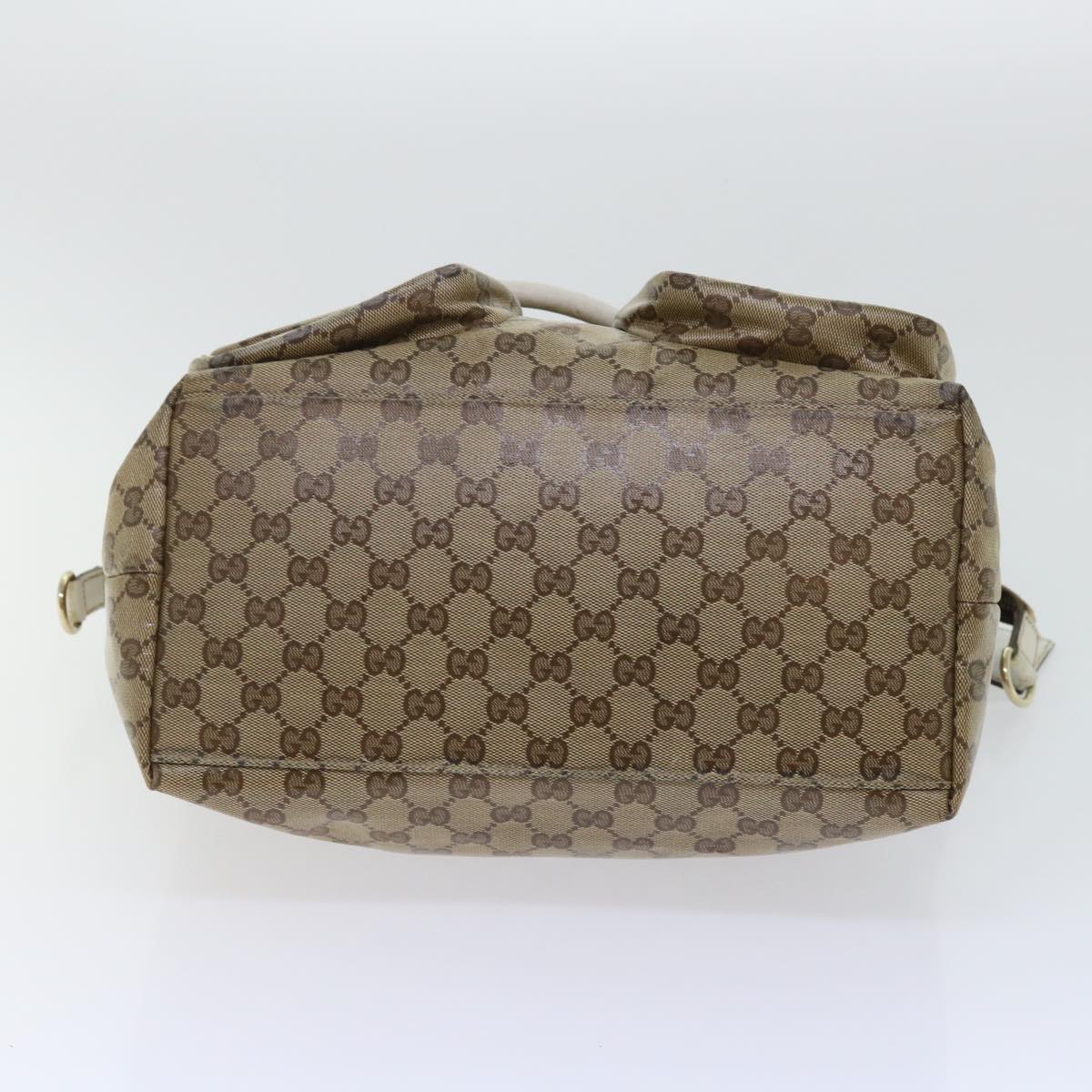 GUCCI GG Crystal Web Sherry Line Shoulder Bag Brown Red Green ti1254