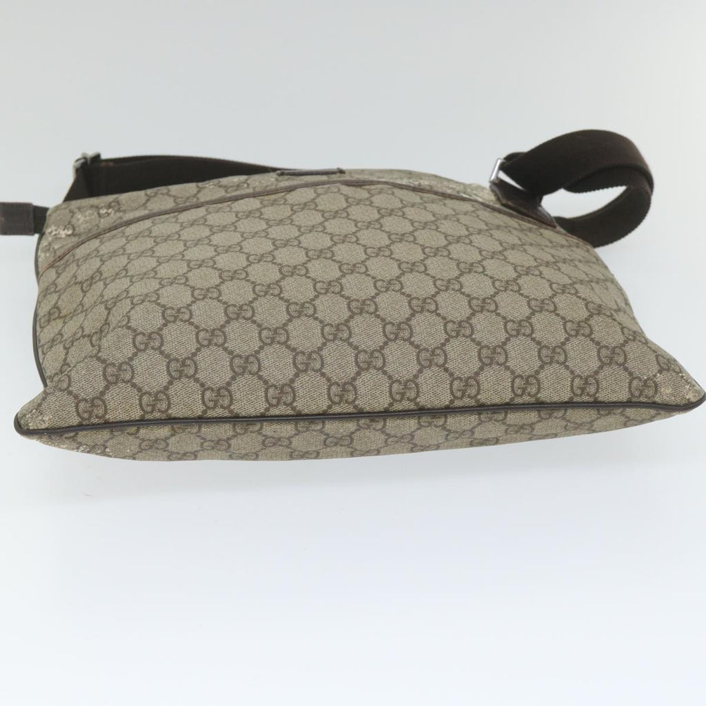 GUCCI GG Canvas Shoulder Bag Coated Canvas Beige 141198 ti1265