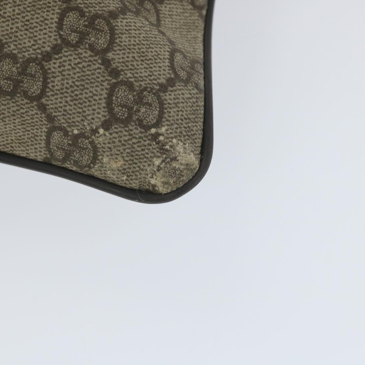 GUCCI GG Canvas Shoulder Bag Coated Canvas Beige 141198 ti1265