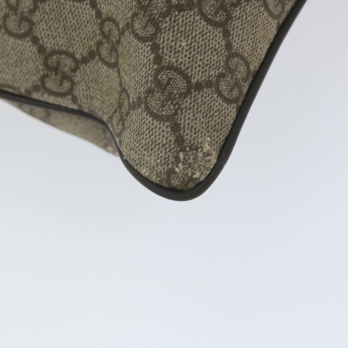 GUCCI GG Canvas Shoulder Bag Coated Canvas Beige 141198 ti1265