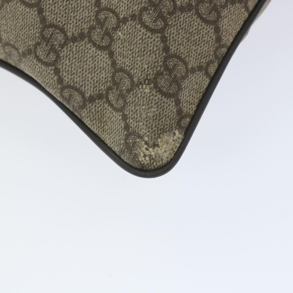 GUCCI GG Canvas Shoulder Bag Coated Canvas Beige 141198 ti1265