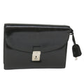 GUCCI Clutch Bag Enamel Black 018 122 1940 ti1276