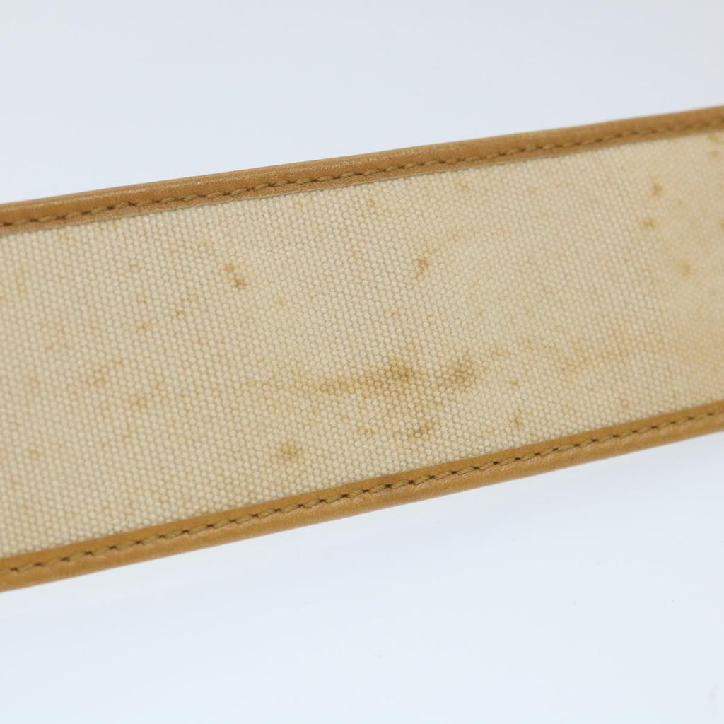 GUCCI Belt Canvas 30.3""-32.3"" Beige Brown 109327 ti1278