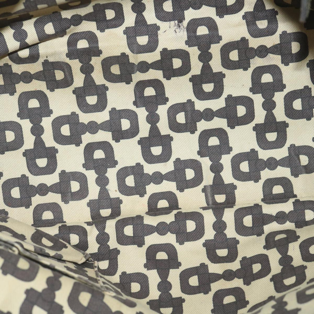 GUCCI GG Canvas Sherry Line Tote Bag Beige Gold 187896 ti1281