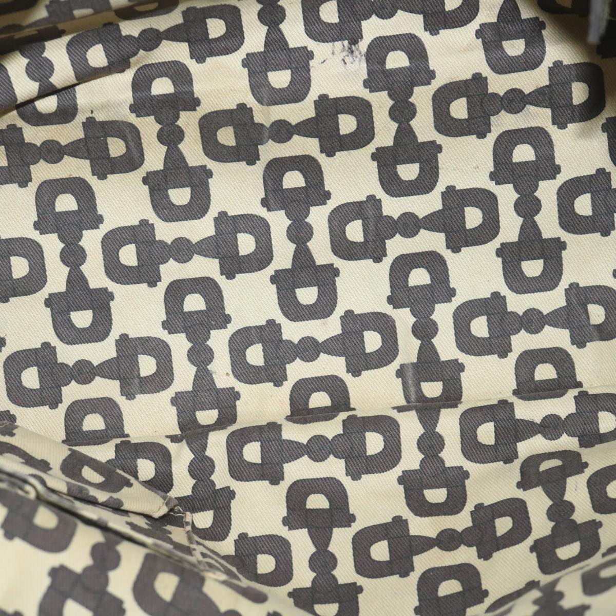 GUCCI GG Canvas Sherry Line Tote Bag Beige Gold 187896 ti1281