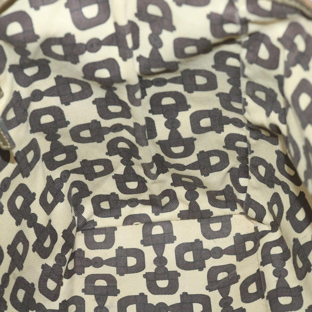 GUCCI GG Canvas Sherry Line Tote Bag Beige Gold 187896 ti1281