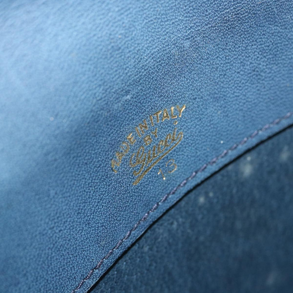 GUCCI GG Canvas Clutch Bag Navy ti1286