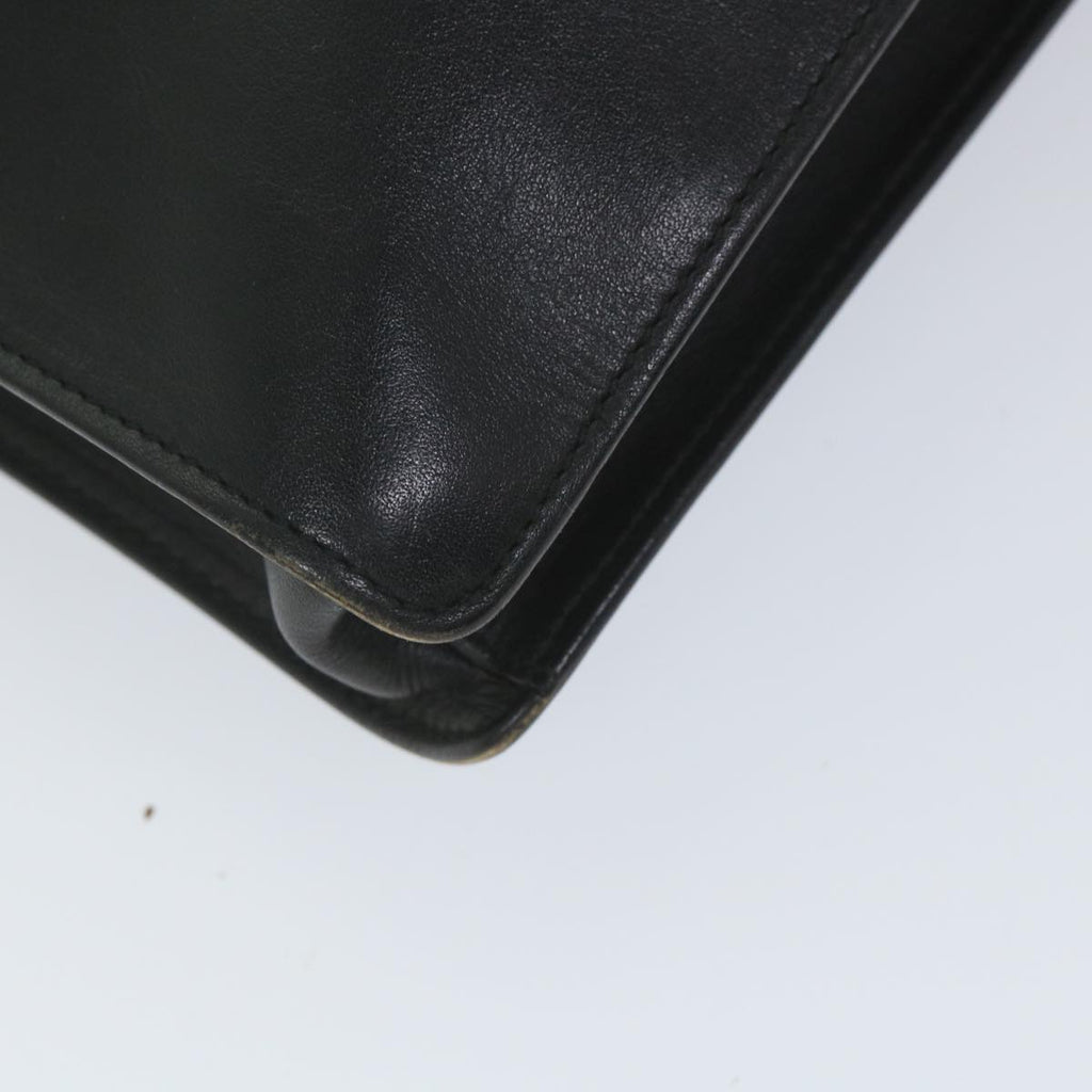 GUCCI Shoulder Bag Leather Black 001 2122 1822 ti1287