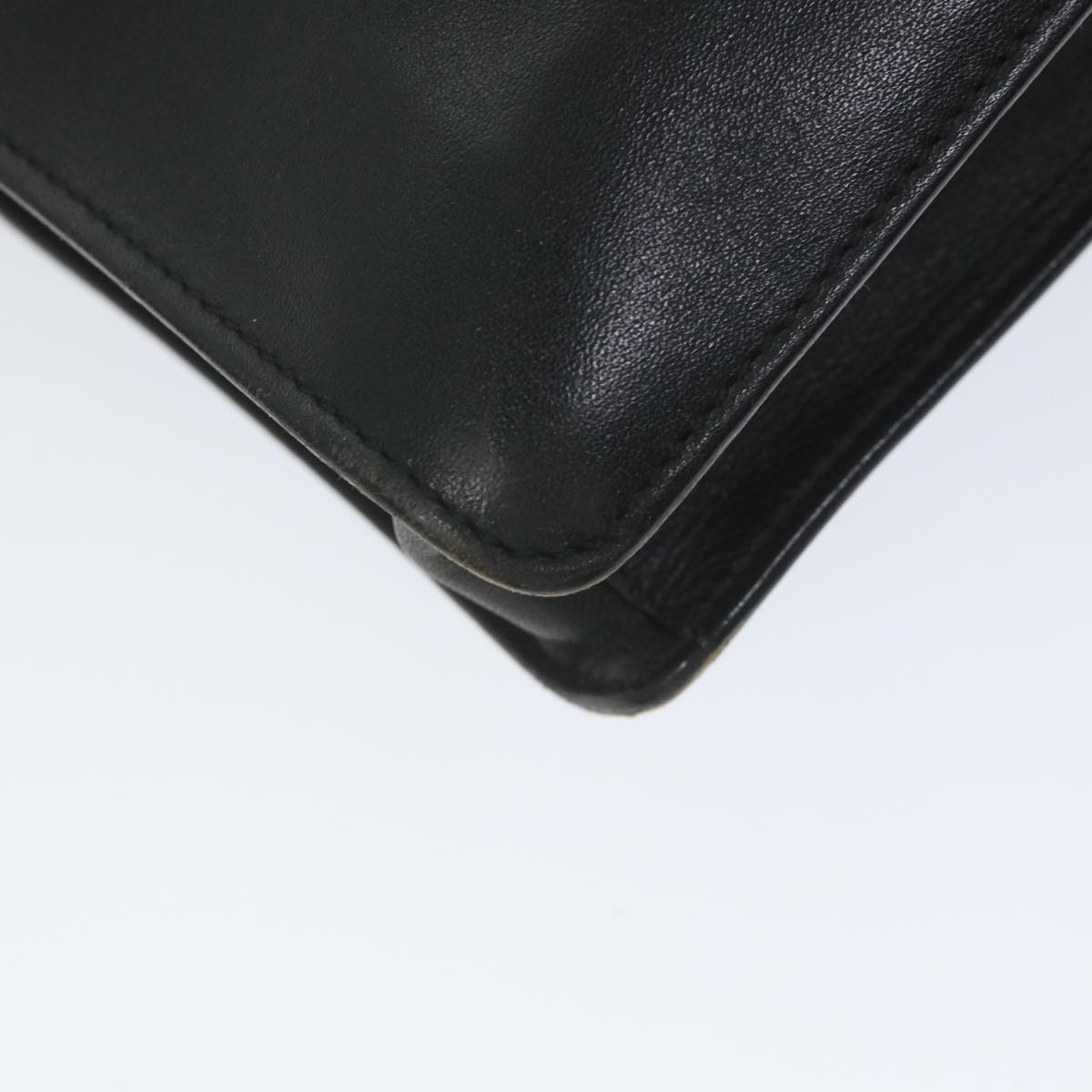 GUCCI Shoulder Bag Leather Black 001 2122 1822 ti1287