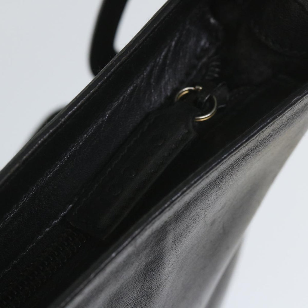 GUCCI Shoulder Bag Leather Black 001 2122 1822 ti1287