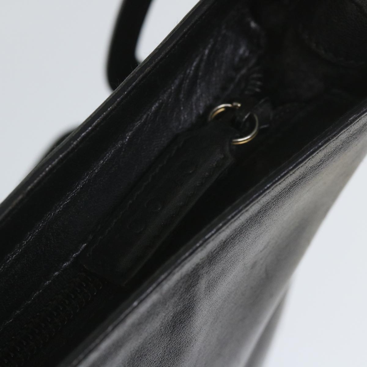 GUCCI Shoulder Bag Leather Black 001 2122 1822 ti1287
