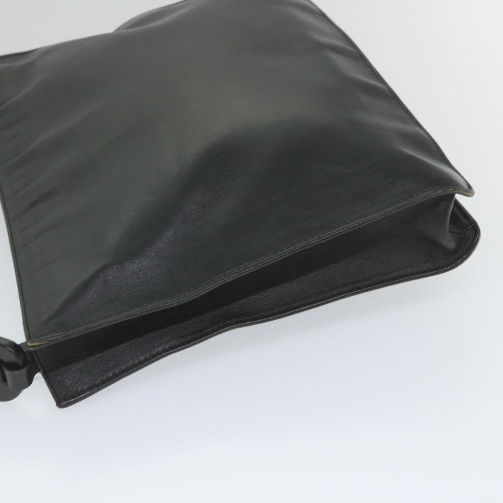 GUCCI Shoulder Bag Leather Black 001 2122 1822 ti1287
