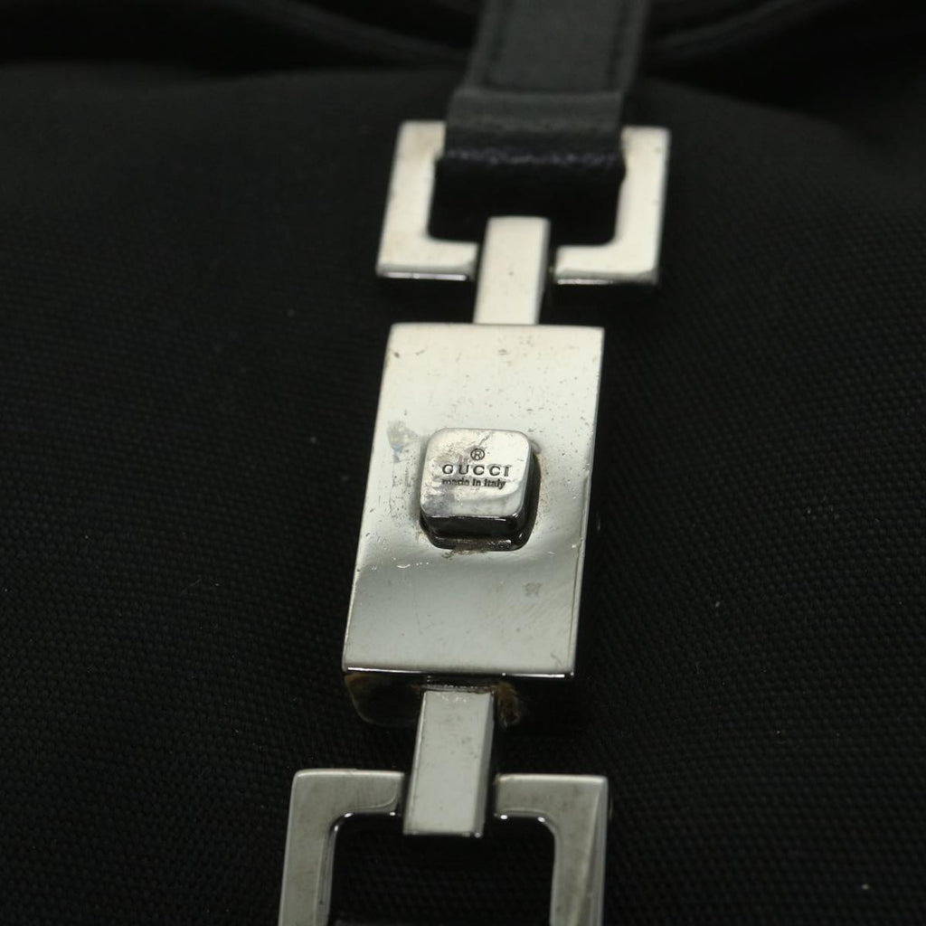 GUCCI Jackie Shoulder Bag Nylon Black 001 3355 002122 ti1292