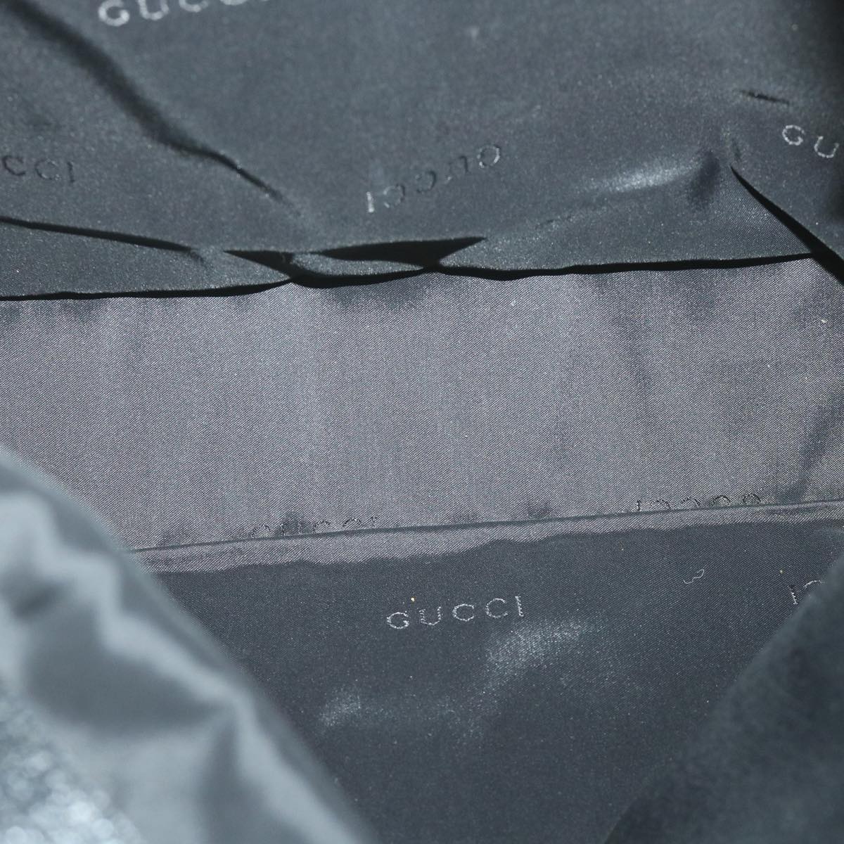 GUCCI Jackie Shoulder Bag Nylon Black 001 3355 002122 ti1292