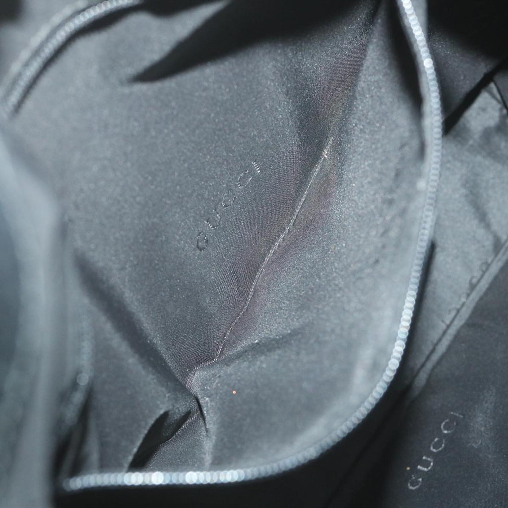 GUCCI Jackie Shoulder Bag Nylon Black 001 3355 002122 ti1292