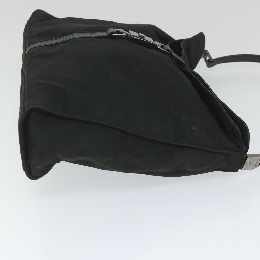 GUCCI Jackie Shoulder Bag Nylon Black 001 3355 002122 ti1292