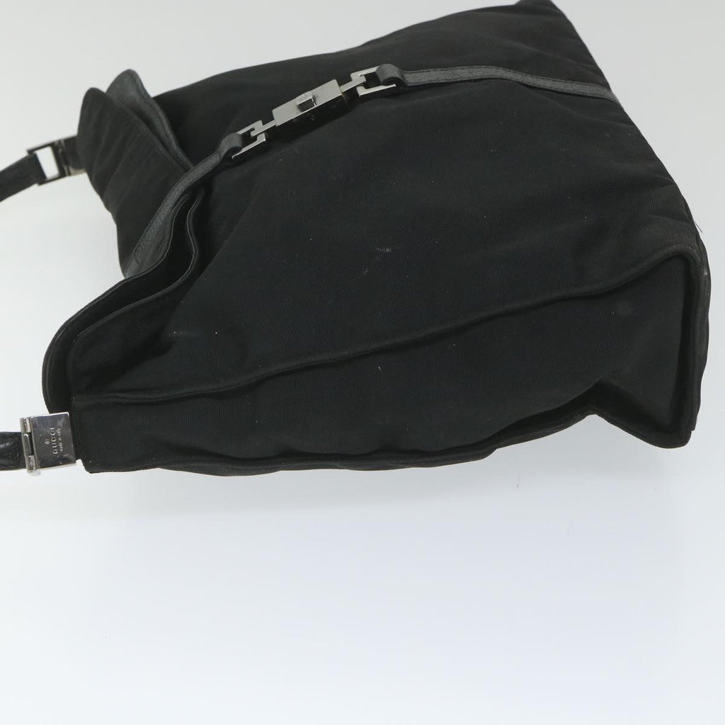 GUCCI Jackie Shoulder Bag Nylon Black 001 3355 002122 ti1292