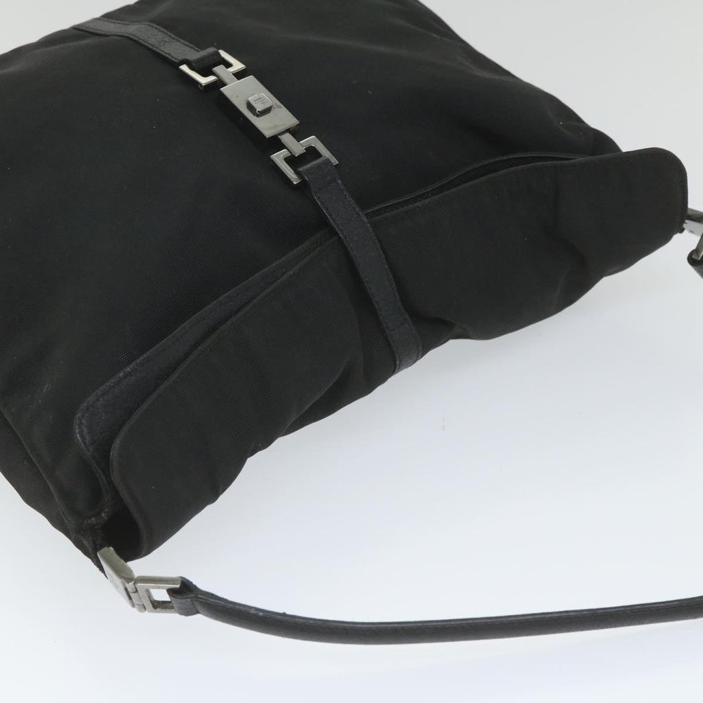 GUCCI Jackie Shoulder Bag Nylon Black 001 3355 002122 ti1292
