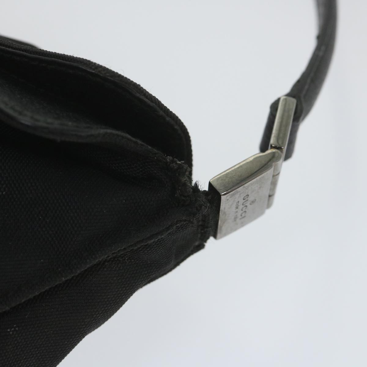 GUCCI Jackie Shoulder Bag Nylon Black 001 3355 002122 ti1292