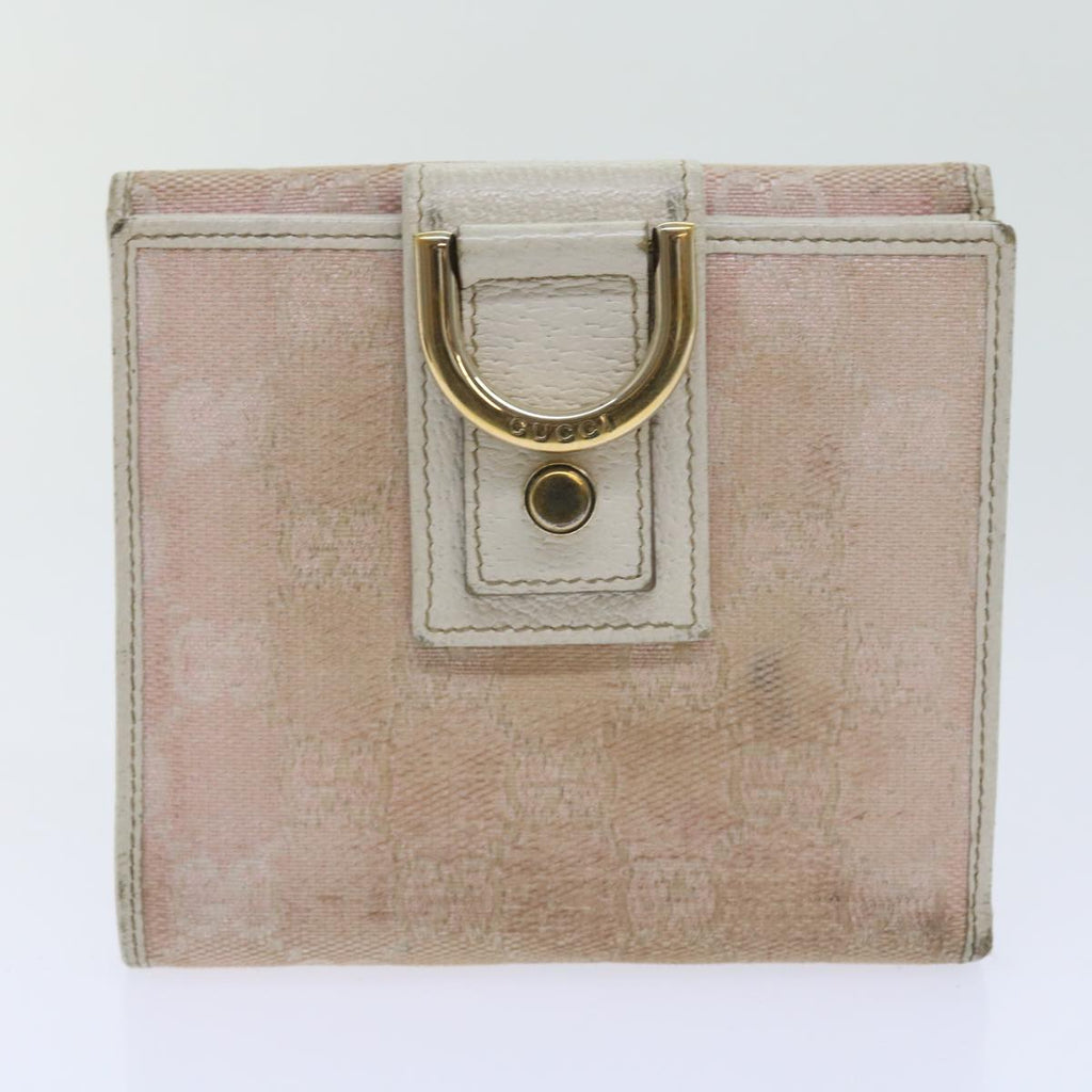 GUCCI GG Canvas Wallet 3Set Beige Pink ti1312